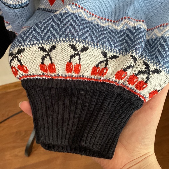 New Lane Bryant Classic Crew-Neck Fruit Jacquard Fair Isle Sweater size 26 / 28 - Picture 8 of 12